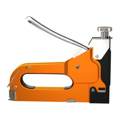 China Heavy Duty Easy To Staple Orange Three Way Upholstery Framing Best Cordless Nail Gun For Wood for sale