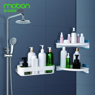 China Wall Mounted Type Bathroom Shelf Wall Hanging No Holes Wall Shelves Toilet Toilet Room Kitchen Bathroom Storage Rack for sale