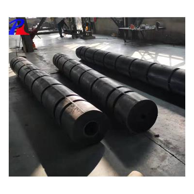 China Rubber Tug Y150 D 150mm L 500-5500mm Custom Size Dock/Boat Pad Pad Rubber Cylindrical Fender For Tug Boat for sale