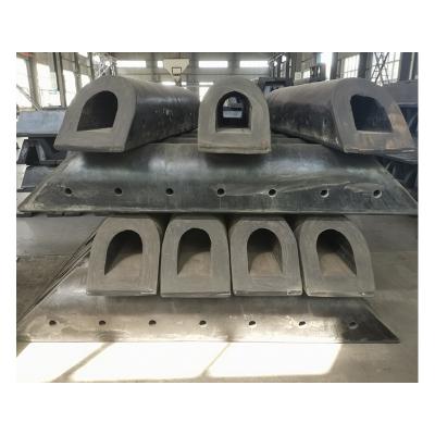 China Dock / Boat Pad Competitive Price Customized Port D Shape Marine Rubber Fender for sale