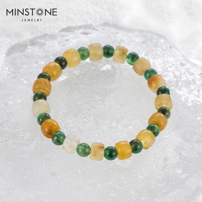 China Romantic Natural Jade Jewelry Gemstone Bracelet For Women New MINSTONE JEWELRY Girls 2022 for sale