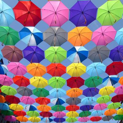 China All in 1 SUNDAY Umbrella Colorful Street Hanging Umbrella for sale