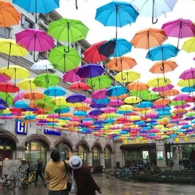 China All in 1 SUNDAY square garden supermarket exhibition hall street decoration umbrella for sale