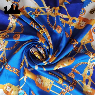 China Long 100% Twill Silk Scarf Double Sides Custom Design Silk Scarf for sale