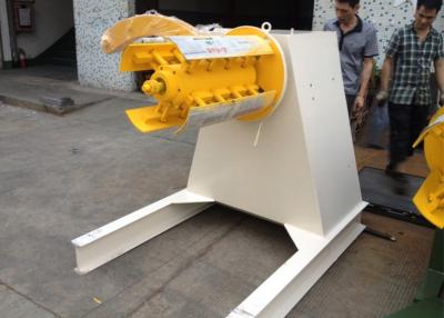 China Coil Car Loading Uncoiler Machine With Frequency Changer Control System for sale