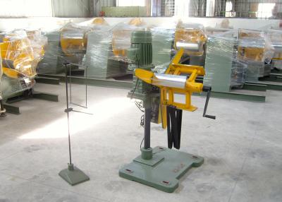 China 1 HP Motor Light Type Coil Uncoiling Machine for 200 mm Width 150 Kg Coil for sale