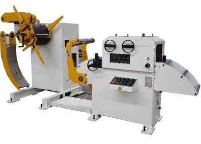 China Frequency Changer Control Uncoiling Automatic Straightening Machine With Pressing Arm for sale