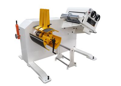 China 500mm Double Chain Transmission Decoiling And Straightening Machine Loading 3 Ton for sale