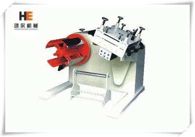 China High Precision 2 In 1 Sheet Steel Decoiling And Straightening Machine 0-3 HP Motor for sale