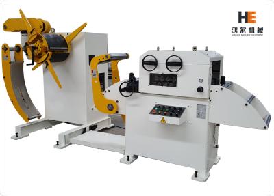 China Hydraulic Expansion Decoiling And Straightening Machine Worm Wheel Adjust for sale