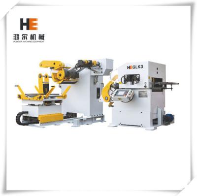 China 0.05mm Accuracy PLC Control Decoiler Straightener Feeder For Computer Box Punching for sale