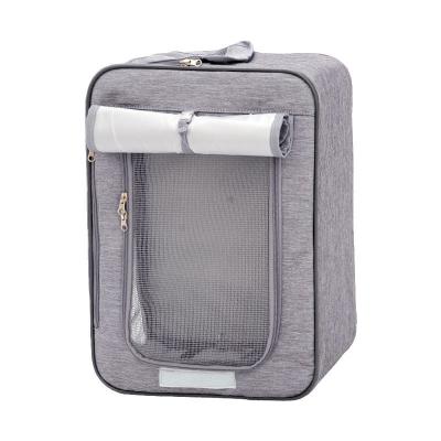 China Breathable High Quality Material Pet Backpack Travel Carrying Expandable Pet Carrier Backpack for sale