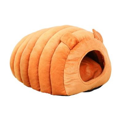 China Warm Wash Mechanical Pet Cat Nest Caterpillar Semi Closed Small Cat House Dog Kennel Pet Nest Pet Products Wholesale for sale