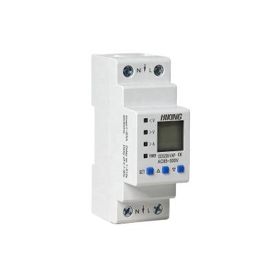 China DDS238-VAP Single phase over/under voltage/current protection Protective Energy Meter/Volatge Protector DDS238-VAP for sale