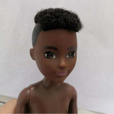 China MODEL TOY Custom Curly Hair Doll African American Doll Black Doll Male Customized for sale