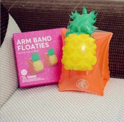 China inflatable swim arm band floaties pineapple flaties for kids 72*48*33cm for sale