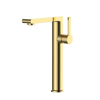 China Metered Faucets EILSA Single Lever Deck Mounted Basin Mixer Tap Bathroom Faucet Manufacturer for sale