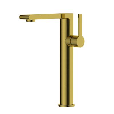 China Metered Faucets Single Hole Handle Basin Mixer Deck Mounted Bathroom Faucet Manufacturer Plating Finished for sale