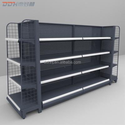 China Single-Sided Cost-Effective Picks Supermarket Shelves Gondola Shelving Store Rack Display Stand Supermarket Shelf Store Gondola for sale