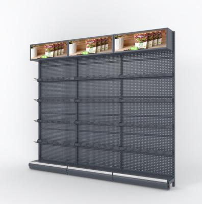 China Used Design Used Retail Store Advertising Gondola Rack Gondola Shelving / Single Sided Retail Shelving Rack Gondola Shelving for sale