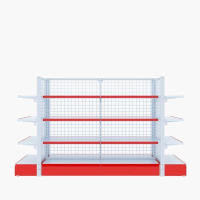 China Double Sided Grocery and Beauty Supply Store Racks and Storage Racks for Retail Store Supermarket Equipment Storage for sale