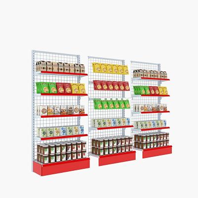 China Multifunctional Back Mesh Style Stationery Single Sided High Quality Supermarket/Grocery/Pharmacy Shelf for sale