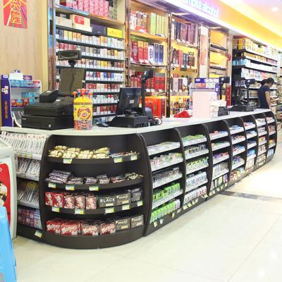 China The new type modern fashionable multi-scenario applicable products store counter cashier retail marble mobile counter store checkout for sale