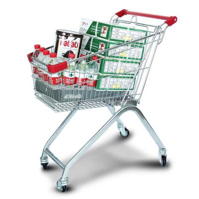 China Shopping Trolley Cart System 90L Bulk Shopping Cart for sale