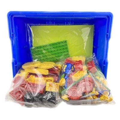 China Motor Gear Building Block 102Pcs Great Than High Quality ABS Toys For Preschool Students PULL Back Gear Motor Building Building Toys 9656-B for sale