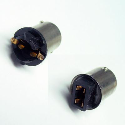 China Universal Low LED Bulb Wedge Transfer T10 to 1156 (Ba15s or Bau15s) Bulb Socket Adapter PAs for sale