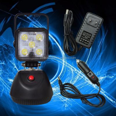 China Can also be used in Indoor Rechargeable Spot Light 3 Steps Light 3 Stages LED Light Boat Hand Lamp Portable Work Warning Light 15W 1400lm IP65 for sale