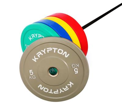 China unit rubber steel plate weight gym weight plate krypton crumb plate for sale