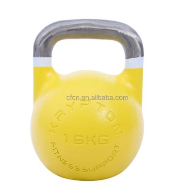 China Crossfit Equipment Strength Training Competition Kettle Bell 16 Kg Krypton Kettlebell for sale