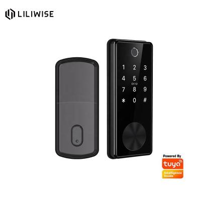 China Home/Apartment/Airbnb/Office Liliwise Digital Keyboard Password Security Wireless Smart System ttlock Home APP Smart Door Lock for sale