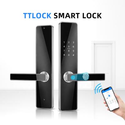 China Home/Apartment/Airbnb/China Cerraduras Smart Smart Door Lock Fingerprint Door Lock Cheap WIFI APP Office Price for sale