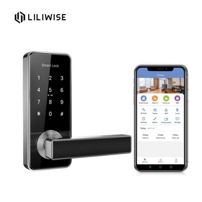 China Airbnb smart home for rent BLE door lock with residential wifi and remote control for sale