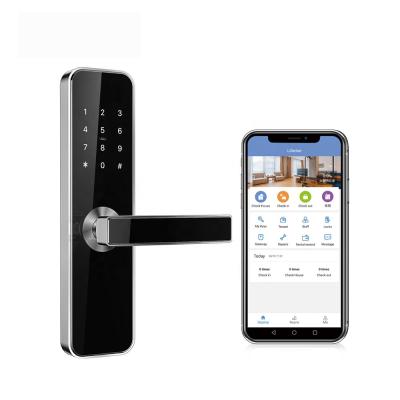 China Home/Apartment/Airbnb/Office BLE Office Hotel Apartment Door Lock App Remote Management Smart Door Lock for sale