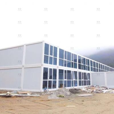 China Prefabricated Container Box House Modular Building Temporary Office for sale