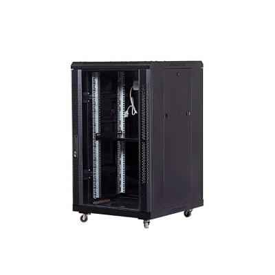 China Spcc Cold Rolled Steel Network Cabinet Rack with Toughened Glass Door or Mesh Door for sale