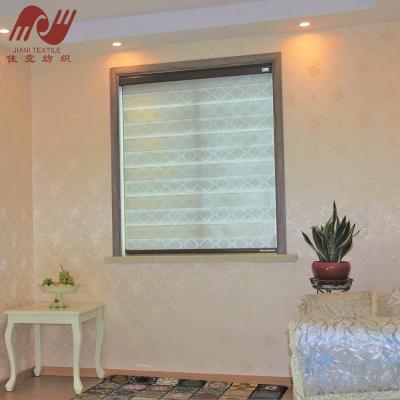 China Custom Made Jacquard Jacquard Zebra Shade Blackout Protection Roller UV Popular Modern Home Window Curtain for sale