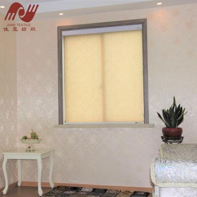 China New Style Hotel Cafe Window UV Protection Adjustable Custom Pleated Single Color Roller Shade Fabric Blinds for sale