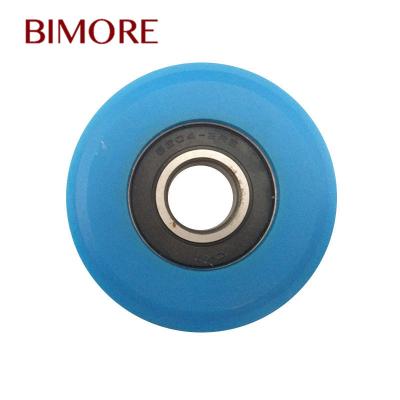 China BIMORE Escalator Step Roller 76x22mm Bearing 6204-2RS Escalator Roller 76*22mm for sale