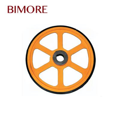 China Bimore XAA290CX1 modern escalator friction wheel inner escalator pulley OD455mm Thickness30mm hole50mm for sale