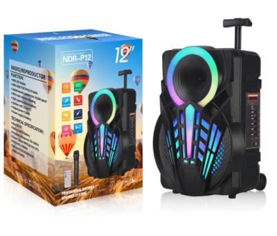 China Hot Selling Outdoor Party Wireless Portable 12 Inch DJ Partybox BT Speaker Wireless Home Theater System for sale