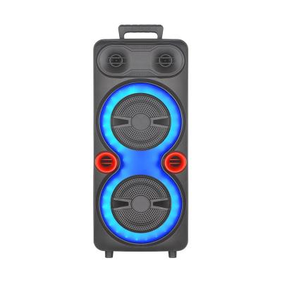 China NDR Wireless Cheap Speakers Dual 8 Inch Karaoke Speaker DJ Sound System Wireless Speaker for sale