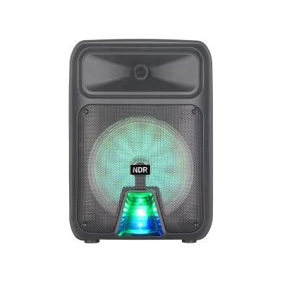 China NDR Wireless 8 Inch DJ Speaker Box Rechargeable Battery For Blue-Tooth Outdoor Mini Speaker for sale