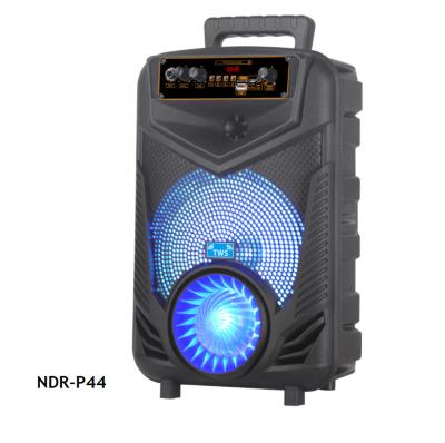 China Portable 8 Inch Wireless Professional Audio Speaker Ndr With Microphone for sale