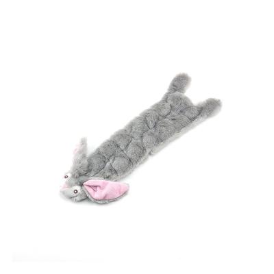 China Stocked Chew Toys For Dogs Squeaky Shape Of A Rabbit Squeaker Pet Plush Dog Toy JE220001 for sale