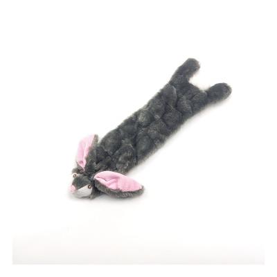 China Soft Stocked Squeaky Chewing Shape Of A Rabbit Squeaker Pet Plush Dog Toy JE220001 for sale