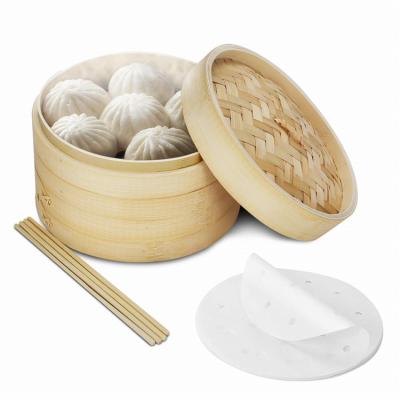 China Baozi Basket Steamer Bread Cloth Dimsumsteamer Dumplings Pot Food Bamboo Steamers Sremer Stemer Bamboosteamer Banboo for sale